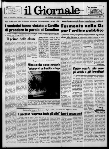 Il giornale nuovo : quotidiano del mattino